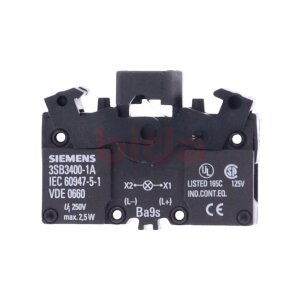 Siemens 3SB3400-1A  Lampenfassung / Lamp Holder 250V 2,5W