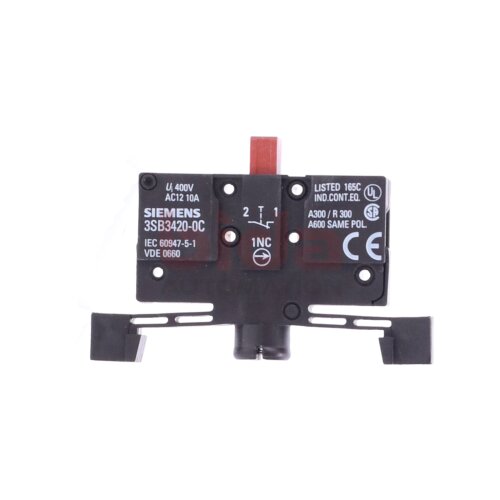 Siemens 3SB3420-0C Schaltelemet / Switching Element 400V 10A