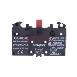 Siemens 3SB3400-0C Schaltelemet / Switching Element 400V 10A