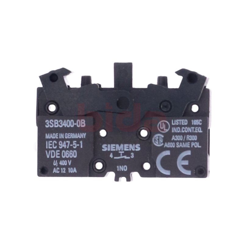 Siemens 3SB3400-0B Schaltelemet / Switching Element 400V 10A