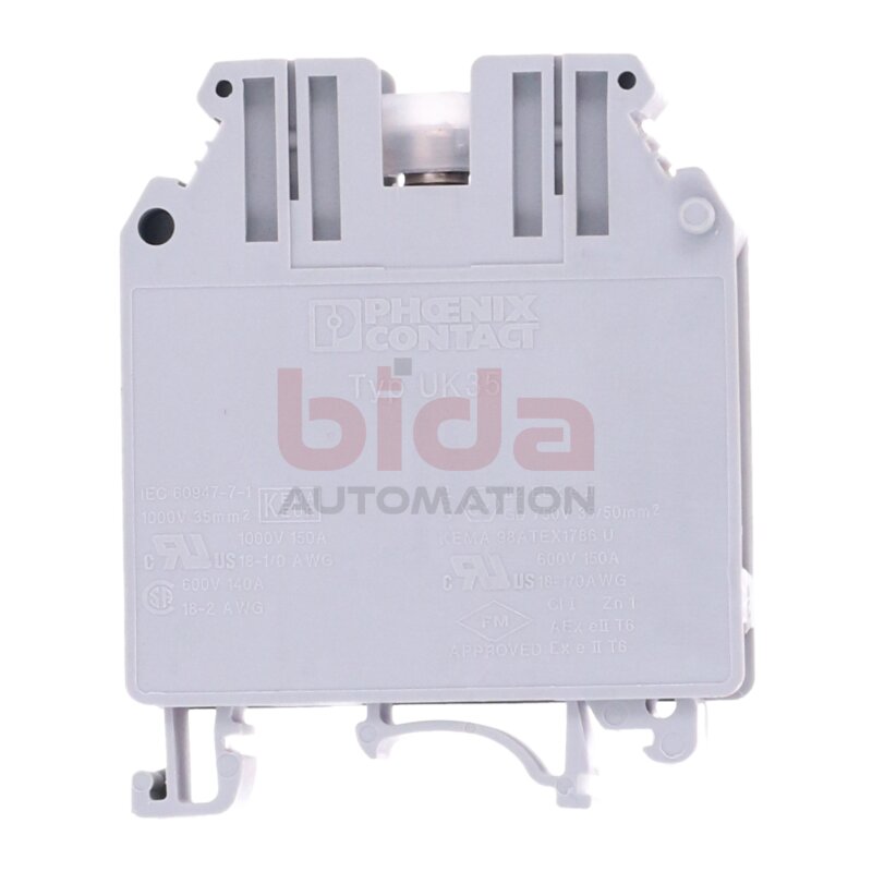 Phoenix Contact UK 35 (3008012)  Durchgangs-Rheihenklemme /  Feed-Through Terminal Block 600V 150A