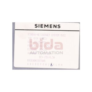 Siemens 6EV 3054-0FC (G24 G5/25WRGD) Stromversorgung /...