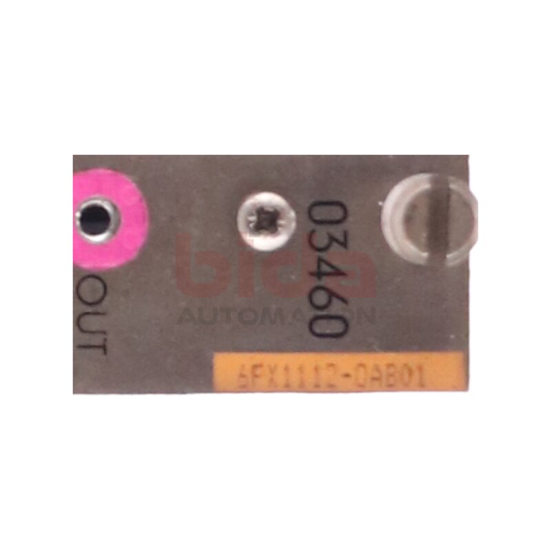 Siemens 6FX1112-0AB01 / 6FX1 112-0AB01 Module 24V