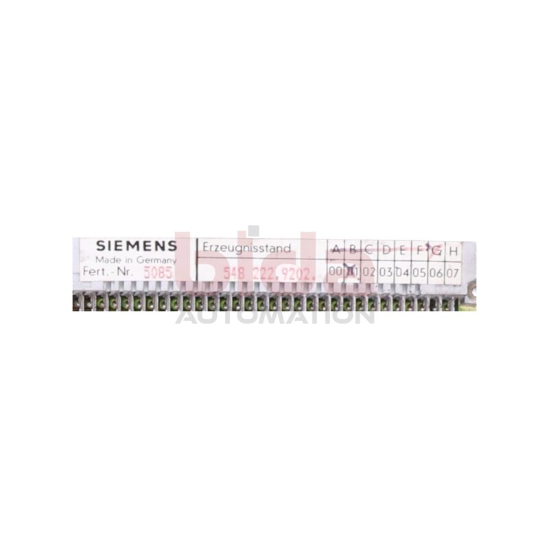 Siemens 6FX1122-2AB02 Platine / Circuit board