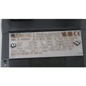 Siemens 1FT6044-1AF71-3EG1 3~Permanent-Magnet-Motor...
