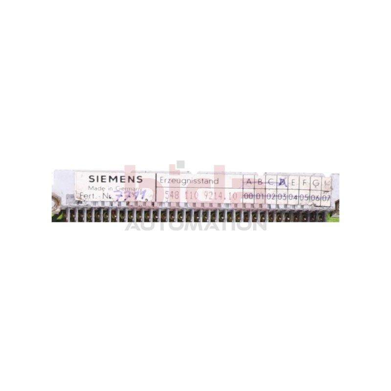 Siemens 6FX1111-0AF02 (548 110 9214.10) Platine / Circuit board