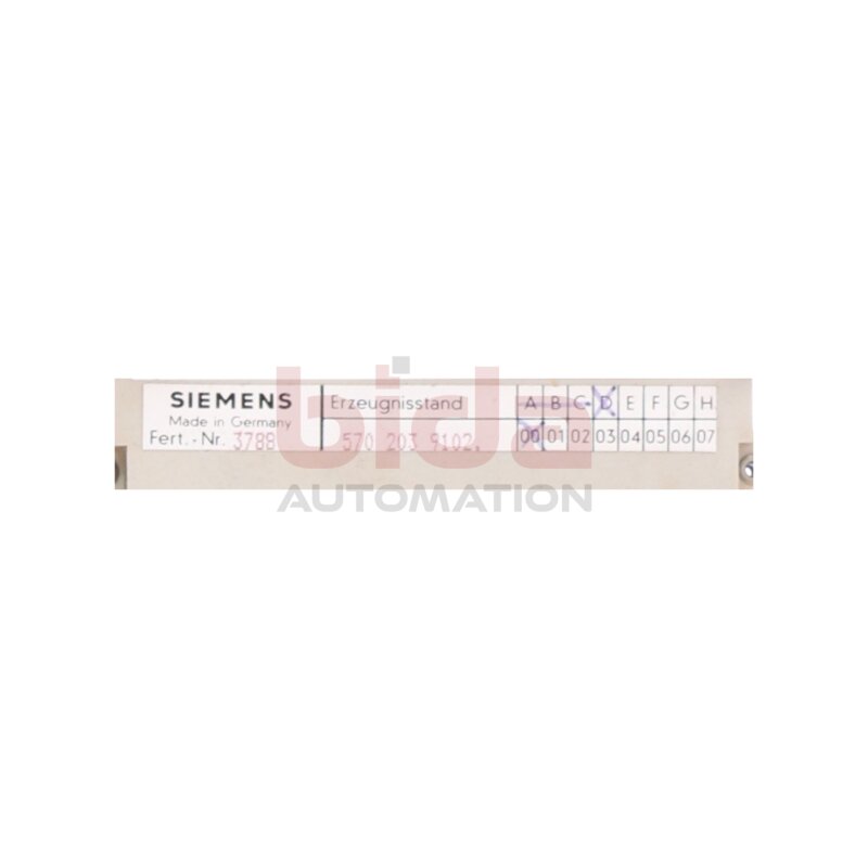 Siemens 6FX1120-3BB01 (570 203 9102.00) Platine / Circuit board