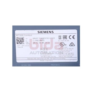Siemens 6AV2124-1QC02-0AX0 SIMATIC HMI KP1500 Touch Panel...