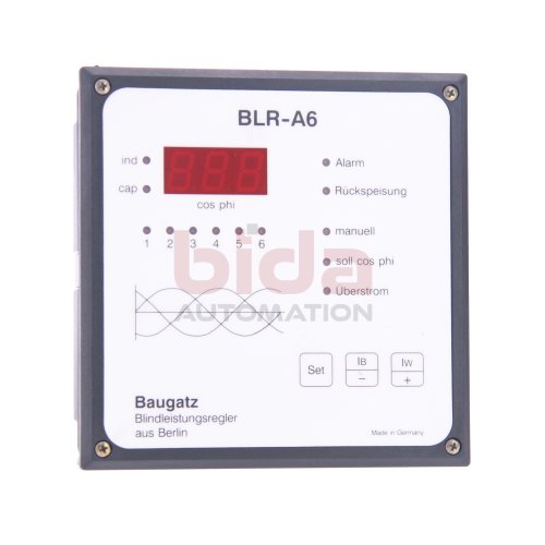 Baugatz BLR-A6 Blindleistungsregler Power Factor Controller