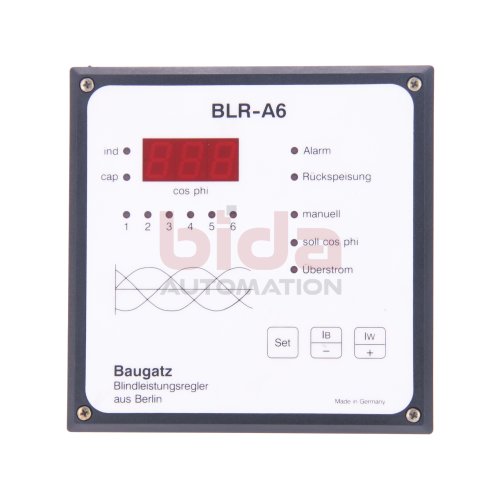 Baugatz BLR-A6 Blindleistungsregler Power Factor Controller