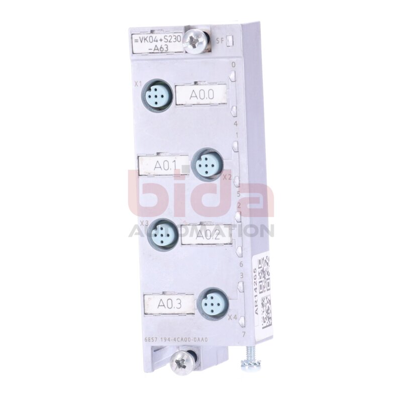 Siemens 6ES7194-4CA00-0AA0 / 6ES7 194-4CA00-0AA0 Anschlussmodul f&uuml;r digitale und analoge Elektronikmodule ET 200 PRO