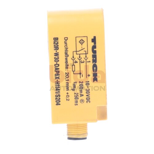 Turck Bi20R-W3&szlig;-DAP6X-H1141/S204 N&auml;hrungssensor / Proximity Sensor  10-30 VDC 200mA