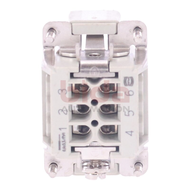 Harting Han 6 E-M Steckverbinder / Connector 16A 500V