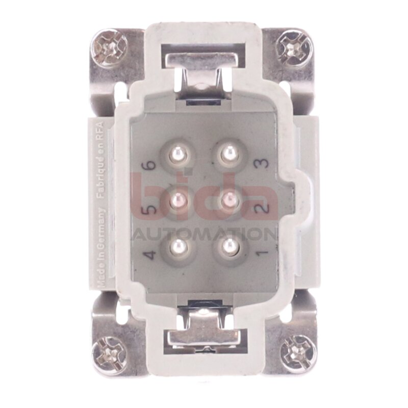 Harting Han 6 E-M Steckverbinder / Connector 16A 500V