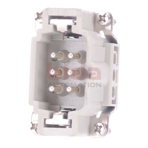 Harting Han 6 E-M Steckverbinder / Connector 16A 500V