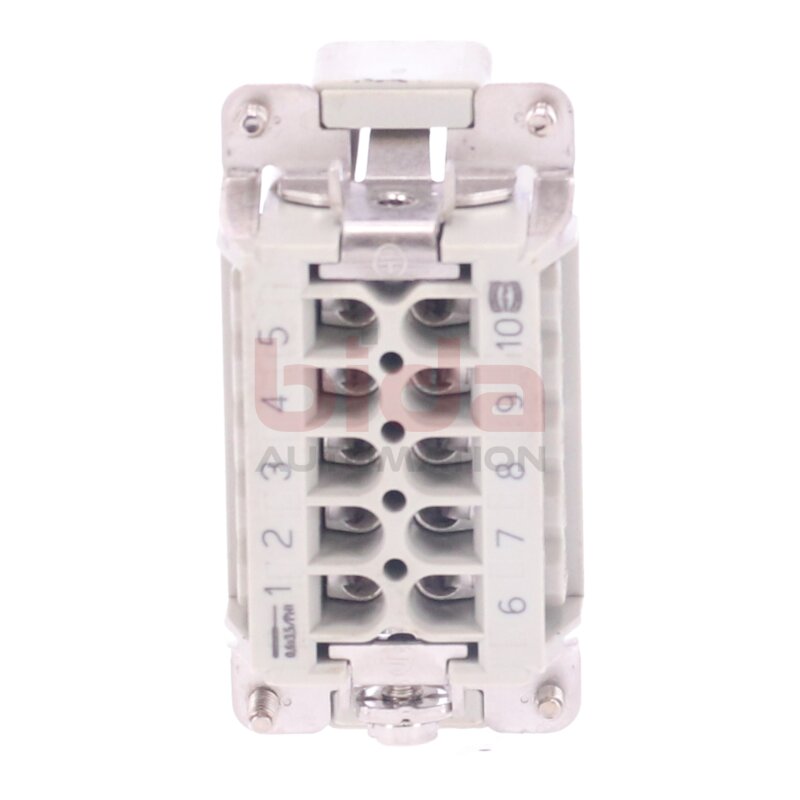 Harting Han 10 E-M (16A 500V) Steckverbinder / Connector 500V 16A