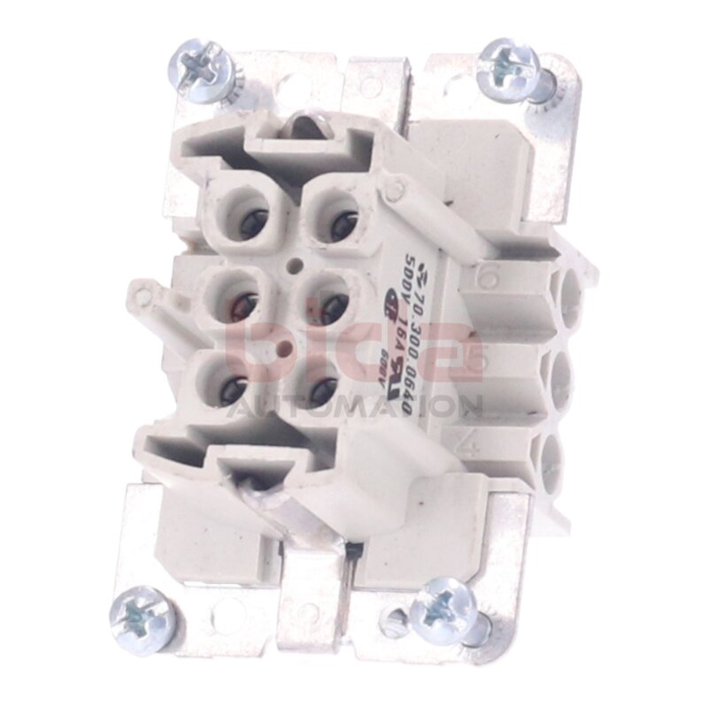 Wieland 70.300.0640 (16A 500V) Buchseneinsatz / Socket insert  500V 16A