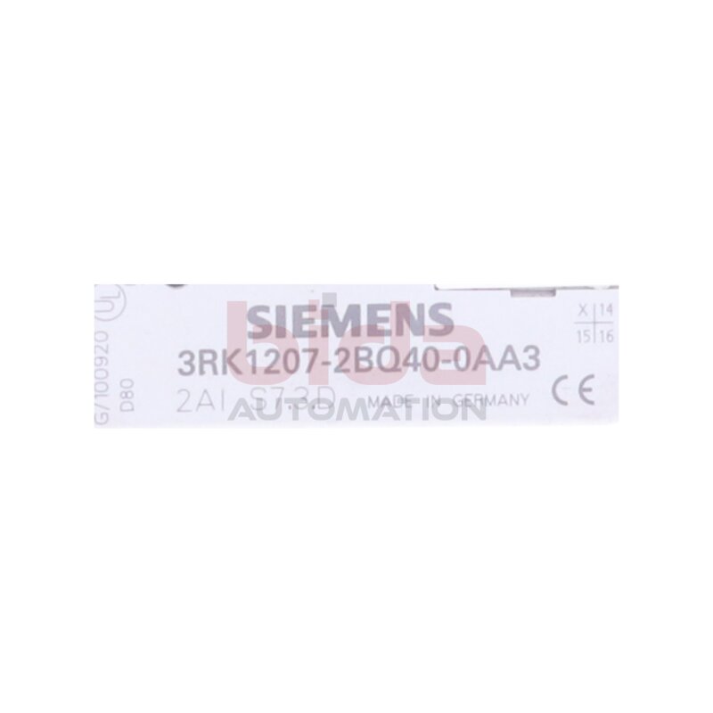 Siemens 3RK1207-2BQ40-0AA3 Kompaktmodul / Compact Module