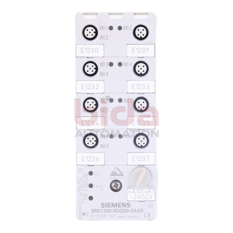 Siemens 3RK1200-0DQ00-0AA3 /  3RK1 200-0DQ00-0AA3Kompaktmodul / Compact Module