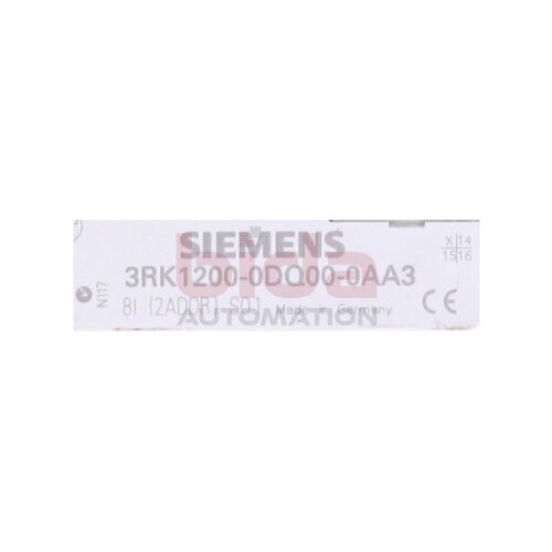 Siemens 3RK1200-0DQ00-0AA3 /  3RK1 200-0DQ00-0AA3Kompaktmodul / Compact Module