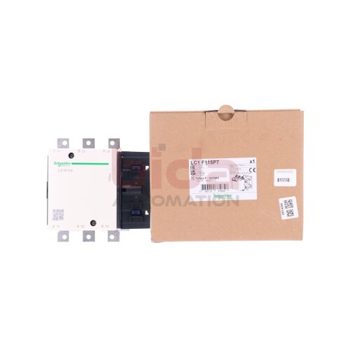 Schneider LC1 F115P7 Leistungssch&uuml;tz / Power Contactor 200A 1000V