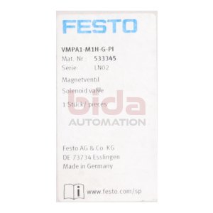 Festo VMPA1-M1H-G-PI (533345) Magnetventil / Solenoid...