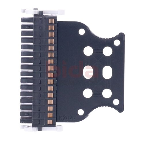 Wago 713-1116/037-9037/035-000 1-Leiter-Federleiste- 2-reihig / 1-conductor female connector- 2-row