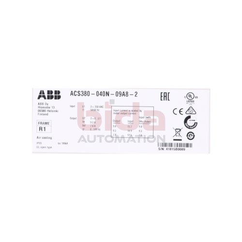 ABB ACS380-040N-09A8-2 Frequenzumrichter / Frequency Converter 230VAC