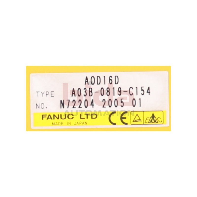 Fanuc A03B-0819-C154 Erweiterungsmodule / Extension module 12/24 VDC 0,5A