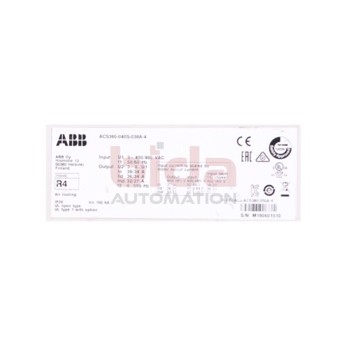 ABB ACS380-040S-038A-4  Frequenzumrichter / Frequency Converter 400-480 VAC