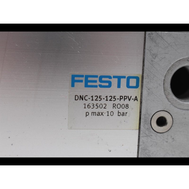 Festo 163502  DNC-125-125-PPV-A Phneumatik Zylinder Pneumatic Cylinder