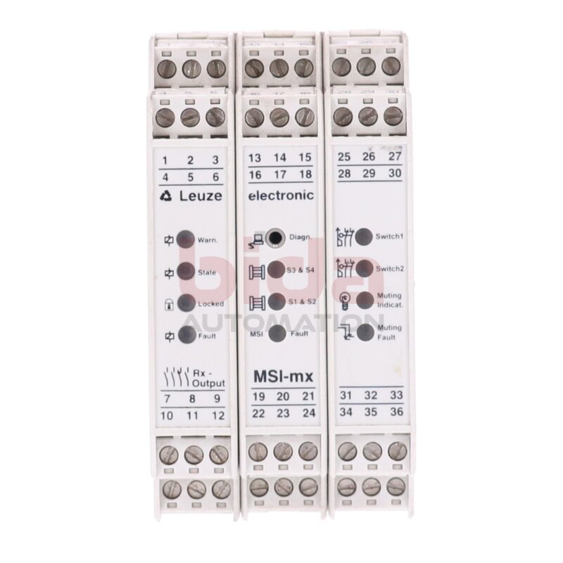 Leuze Lumiflex MSI-mx/Rx (549905) Sicherheitsrelais / Safety Relay  24 VDC 5A