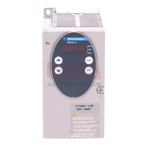 Telemecanique/Schneider ATV31H075M2 Frequenzumrichter / Frequency Converter 200-240V 0,75kW