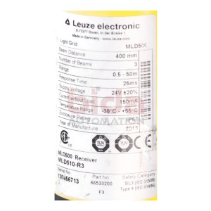Leuze electronic MLD500 Receiver MLD510-R3 Lichtschranke...