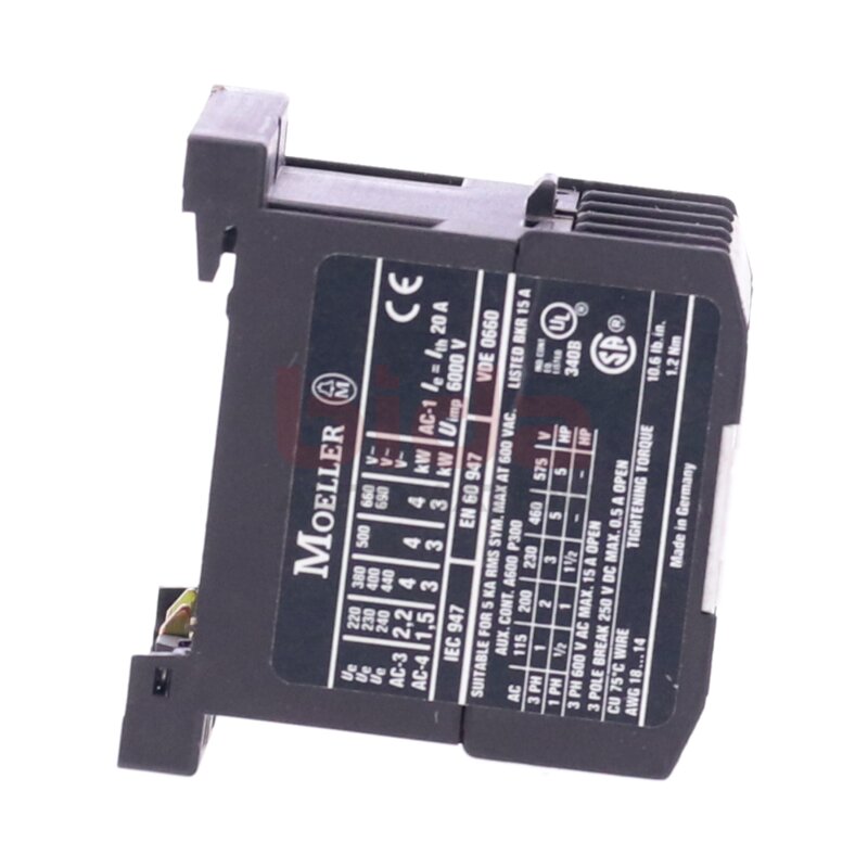 Moeller DIL EM-01-G Leistungssch&uuml;tz / Power Contactor 20A 6000V