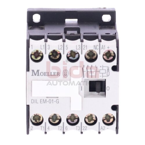 Moeller DIL EM-01-G Leistungssch&uuml;tz / Power Contactor 20A 6000V
