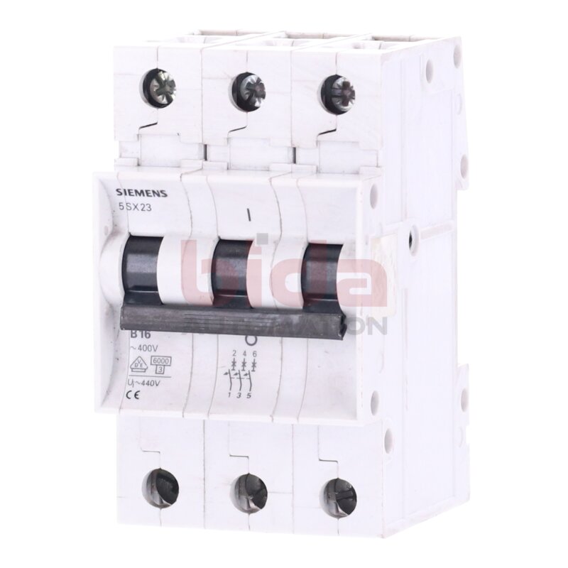 Siemens 5 SX23 B16 Leistungsschutzschalter / Circuit Breaker  480 VAC