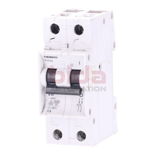 Siemens 5 SX22 B10 Leistungsschutzschalter / Circuit Breaker 480 VAC