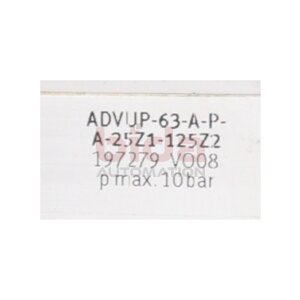 Festo ADVUP-63-A-P-A-25Z1-125Z2 Normzylinder Zylinder...