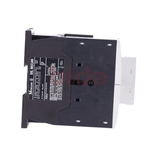 Moeller DIL M(C)40 (DIL M40) Leistungssch&uuml;tz / Power Contactor 400 VAC 8000V 50A