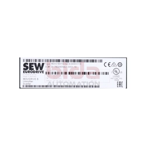 SEW MDX61B0150-503-4-00/DIO11B Frequenzumrichter / Frequency Converter