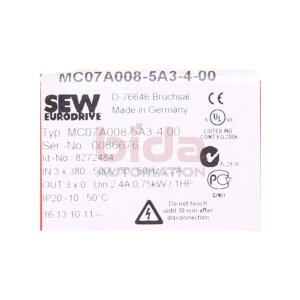 SEW MC07A008-5A3-4-00 Frequenzumrichter / Frequency...
