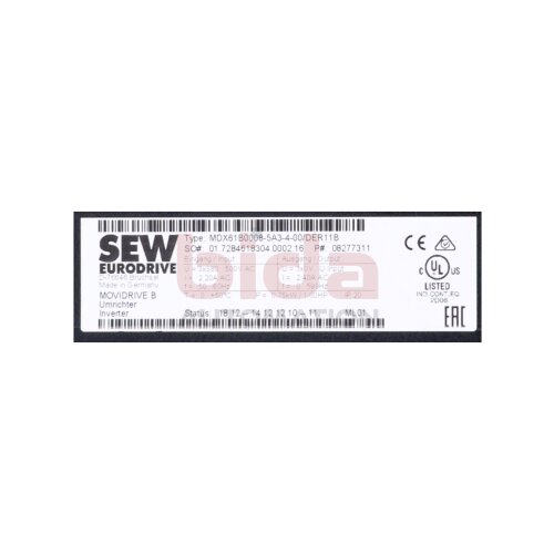 SEW MDX61B0008-5A3-4-00/DER11B  Frequenzumrichter / Frequency Converter 3x380-500V