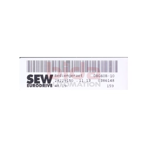 SEW DBG60B-10 Bedienger&auml;t / Operating device