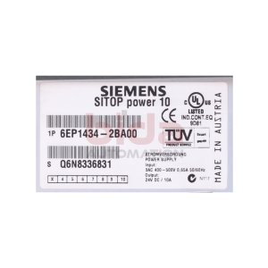 Siemens 6EP1434-2BA00 Stromversorgung / Power Supply 24V 10A