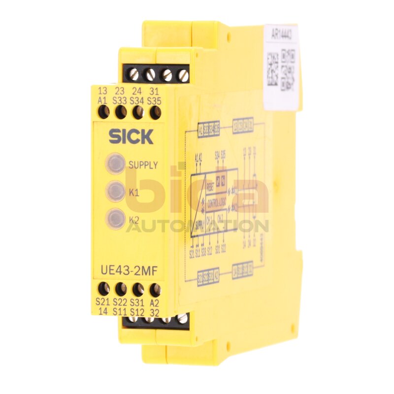 Sick UE43-2MF2D2 (6024893) Sicherheitsrelais / Safety Relay 24V 2,6W