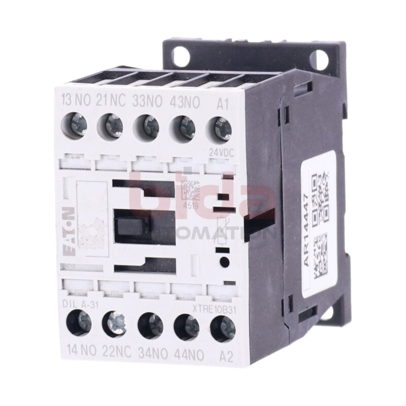 Eaton DIL A-31 XTRE10B31 Hilfssch&uuml;tz / Auxiliary Contactor 24VDC 16A 6000V