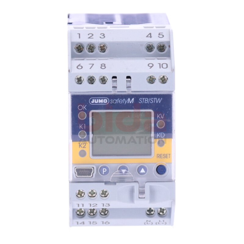 Jumo 701150/8-01-0252-2044-25/005,058 Temperaturregler / Temperature Regulator 3A 230VAC