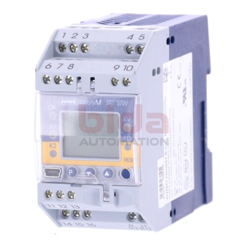 Jumo 701150/8-01-0252-2044-25/005,058 Temperaturregler / Temperature Regulator 3A 230VAC