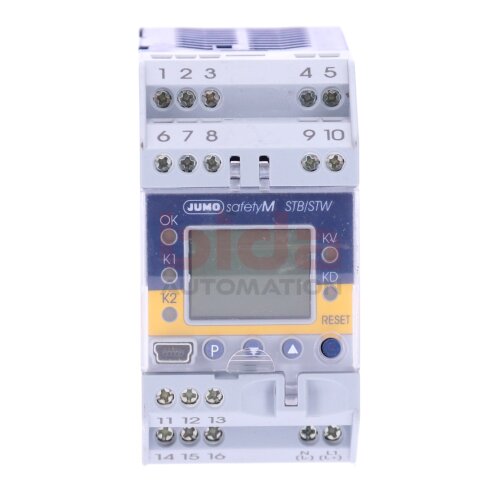 Jumo 701150/8-01-0252-2044-25/005,058 Temperaturregler / Temperature Regulator 3A 230VAC